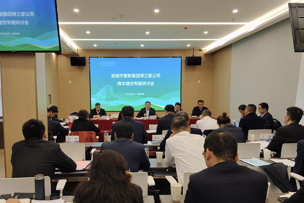 聚力攻堅降成本 深化改革增效益——省城市更新集團等三家公司召開降本增效專題研討會